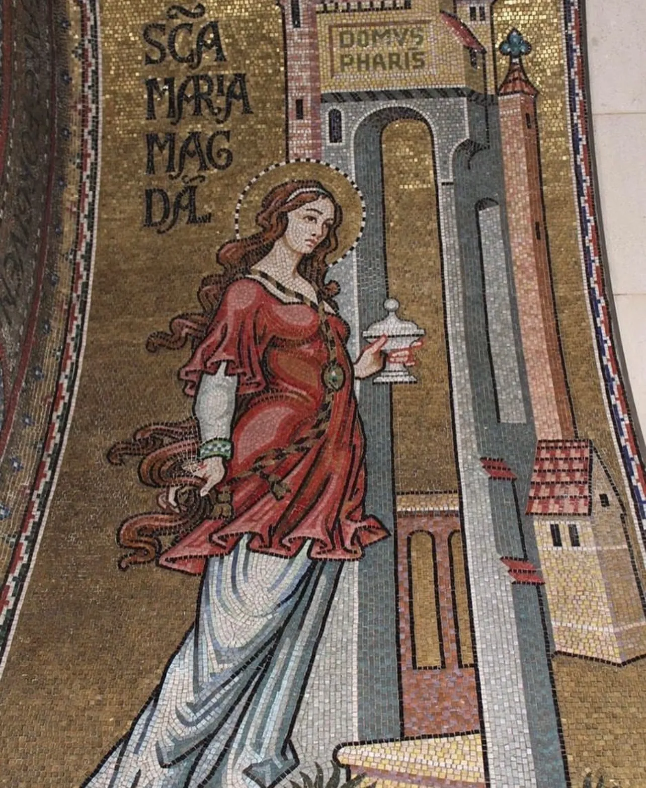 Mosaic of Mary Magdalene
